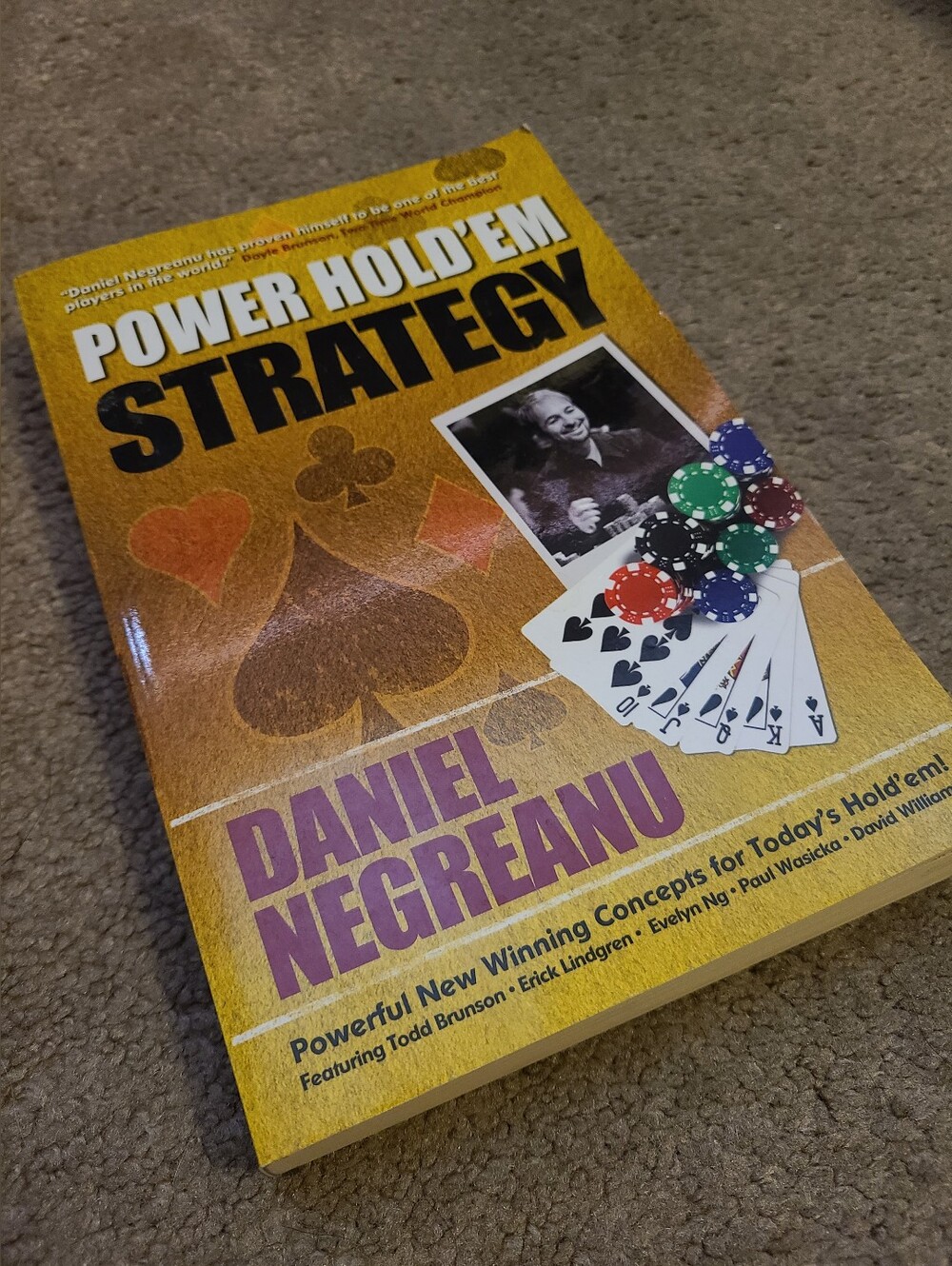 New Paperback-Daniel Negreanu "Power Hold'em Strategy" Book